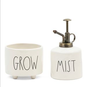 Rae Dunn Mister and Planter Gift Set